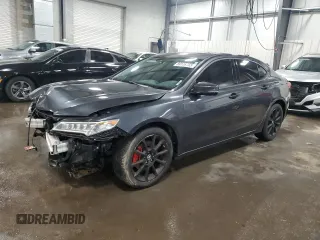 2015 Acura TLX V6 Tech with VIN 19UUB3F57FA000890, listed as a Copart auction lot 89126765 with 127,175 mi miles and Salvage Title. Bid and sale history available at carsss.com. Image 1.