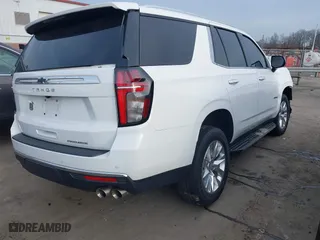 2023 Chevrolet Tahoe Premier with VIN 1GNSKSKDXPR226137, listed as a IAAI auction lot 41457105 with 55,715 mi miles. Bid and sale history available at carsss.com. Image 4.
