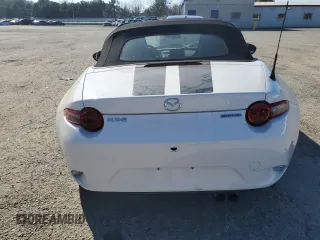 2021 Mazda MX-5 Miata Sport with VIN JM1NDAB79M0453940, listed as a Copart auction lot 85842094 with 29,159 mi miles and Salvage title. Bid and sale history available at DreamBid. Image 6.