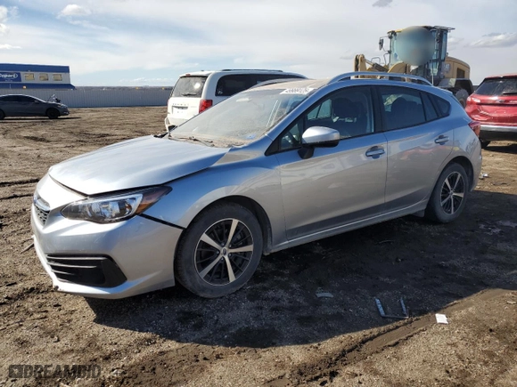 2022 Subaru Impreza Premium with VIN 4S3GTAV61N3727355, listed as a Copart auction lot 49989125 with 37,177 mi miles and Salvage Title. Bid and sale history available at carsss.com. Image 1.