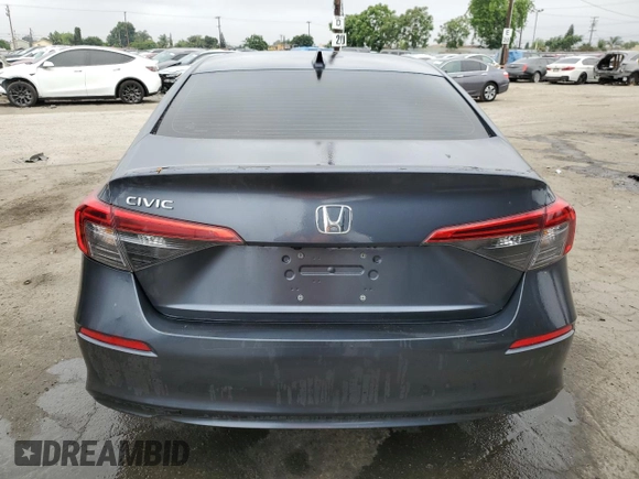 2023 Honda Civic EX z VIN 2HGFE1F72PH312995, wystawiony jako Copart lot #57284305 z przebiegiem 7 921 mil mil oraz Szkoda całkowita • Salvage title. Historia ofert i sprzedaży dostępna na DreamBid. Obrazek 6.