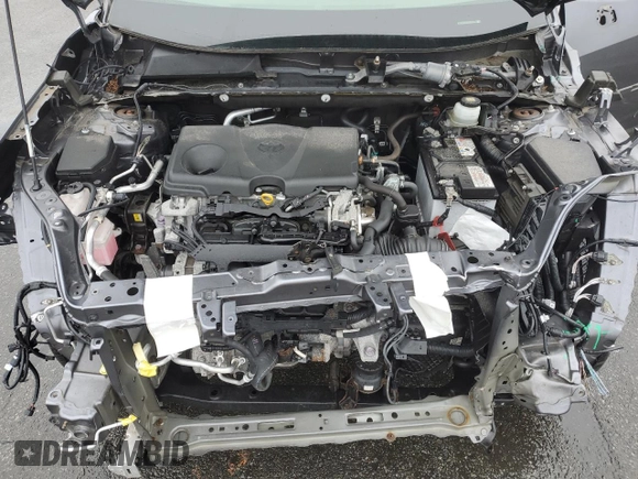 2020 Toyota RAV4 XLE with VIN JTMP1RFV8LD524545, listed as a Copart auction lot 51288835 with 51,129 mi miles and Salvage Title. Bid and sale history available at carsss.com. Image 12.