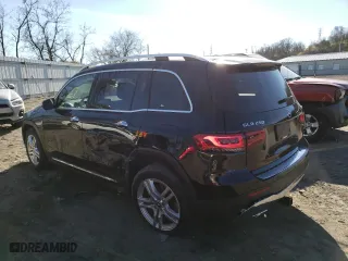 2020 Mercedes-Benz GLB with VIN W1N4M4HB2LW027729, listed as a Copart auction lot 66638842 with 36,474 mi miles. Bid and sale history available at carsss.com. Image 3.