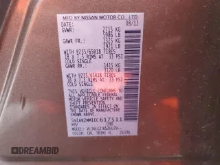 2014 Nissan Pathfinder SL with VIN 5N1AR2MM1EC617511, listed as a Copart auction lot 55506935 with 173,304 mi miles and Salvage title. Bid and sale history available at DreamBid. Image 12.