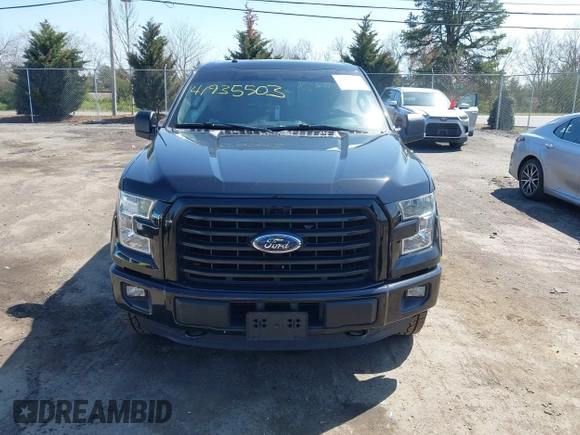 2016 Ford F-150 XLT with VIN 1FTEW1EP3GFB36386, listed as a IAAI auction lot 41935503 with 93,334 mi miles and . Bid and sale history available at carsss.com. Image 12.
