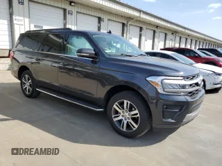 2023 Ford Expedition Max XLT with VIN 1FMJK1H87PEA09480, listed as a Copart auction lot 52716884 with 21,329 mi miles and Salvage title. Bid and sale history available at DreamBid. Image 4.
