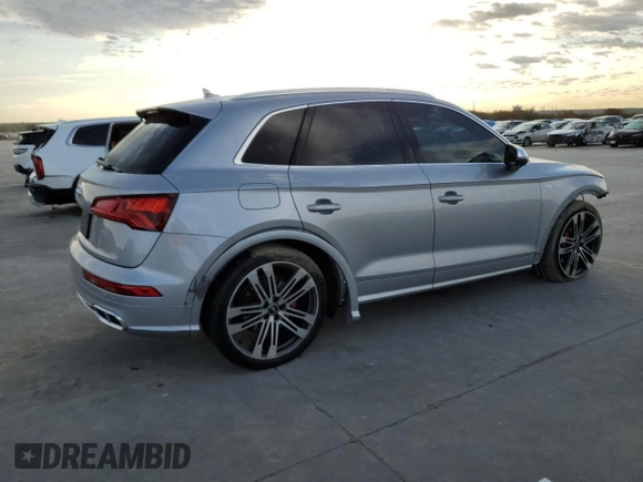 2018 Audi SQ5 Premium Plus with VIN WA1A4AFY2J2119969, listed as a Copart auction lot 69327482 with 57,897 mi miles. Bid and sale history available at carsss.com. Image 3.