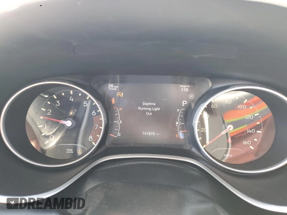2018 Jeep Compass Latitude with VIN 3C4NJDBB8JT417492, listed as a Copart auction lot 50998975 with 141,975 mi miles and Salvage title. Bid and sale history available at DreamBid. Image 9.