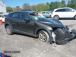 2017 Mazda CX-3 Sport z VIN JM1DKFB70H0166717, wystawiony jako IAAI lot #42208159 z przebiegiem 70 110 mil mil oraz . Historia ofert i sprzedaży dostępna na DreamBid. Obrazek 1.