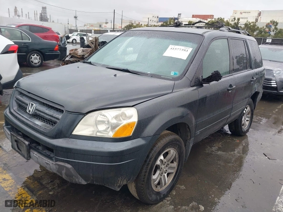 2005 Honda Pilot EX-L with NAVI with VIN 2HKYF18745H567671, listed as a IAAI auction lot 41577393 with 178,182 mi miles. Bid and sale history available at carsss.com. Image 2.