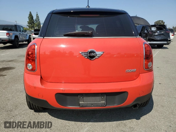 2012 MINI Countryman with VIN WMWZB3C59CWM06478, listed as a Copart auction lot 62547305 with 84,008 mi miles and Salvage title. Bid and sale history available at DreamBid. Image 6.