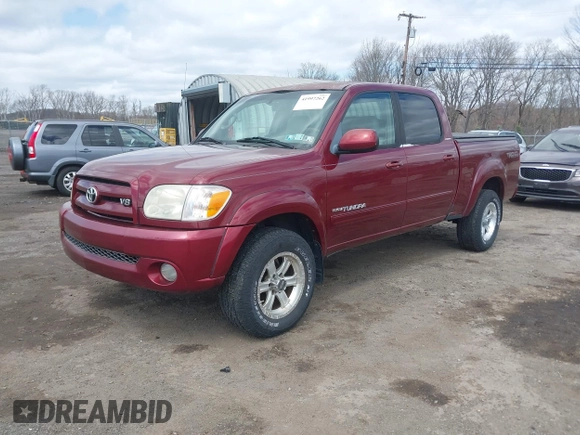 2005 Toyota Tundra Limited with VIN 5TBDT48115S484271, listed as a IAAI auction lot 41997262 with 177,280 mi miles and . Bid and sale history available at DreamBid. Image 2.