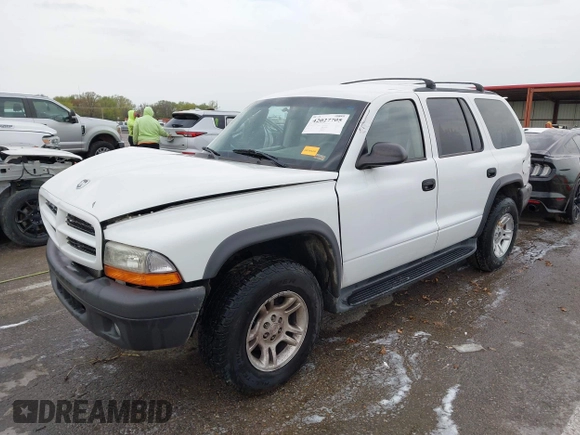 2003 Dodge Durango Sport with VIN 1D4HS38N13F524891, listed as a IAAI auction lot 42027705 with 245,609 mi miles and . Bid and sale history available at DreamBid. Image 18.