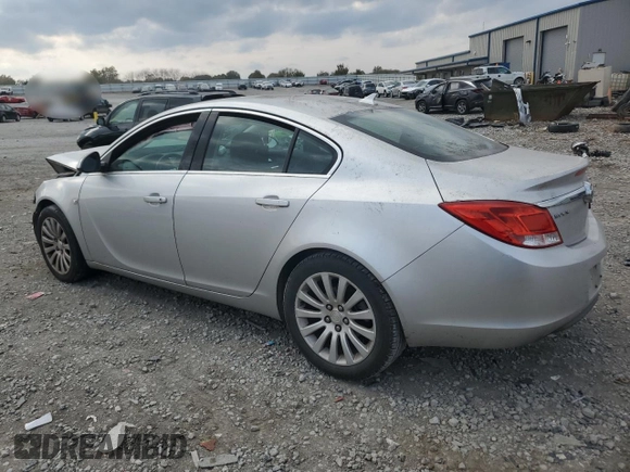 2011 Buick Regal CXL RL1 with VIN W04GN5EC5B1056829, listed as a Copart auction lot 77863754 with 126,598 mi miles and Salvage Title. Bid and sale history available at carsss.com. Image 2.