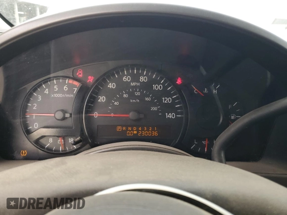 2007 Nissan Titan XE with VIN 1N6AA07A67N222438, listed as a Copart auction lot 81955584 with 230,036 mi miles and Salvage Title. Bid and sale history available at DreamBid. Image 9.