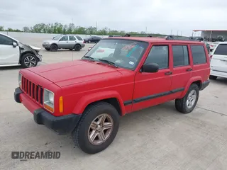 2001 Jeep Cherokee Sport with VIN 1J4FT48S01L537833, listed as a IAAI auction lot 41943255 with 239,473 mi miles. Bid and sale history available at carsss.com. Image 2.