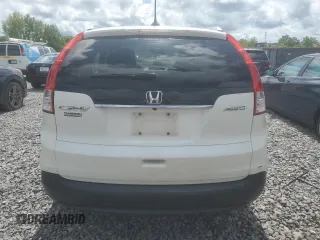 2012 Honda CR-V EX-L with VIN 5J6RM4H74CL050059, listed as a Copart auction lot 58602565 with 252,063 mi miles and Salvage title. Bid and sale history available at DreamBid. Image 6.