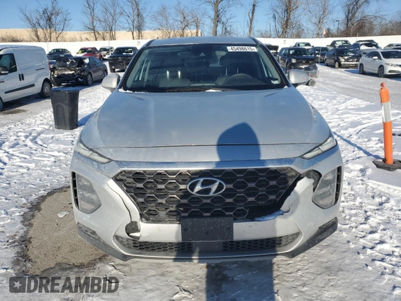 2019 Hyundai Santa Fe SE z VIN 5NMS23AD8KH117866, wystawiony jako Copart lot #45498615 z przebiegiem 70 030 mil mil oraz Szkoda całkowita • Salvage title. Historia ofert i sprzedaży dostępna na DreamBid. Obrazek 5.