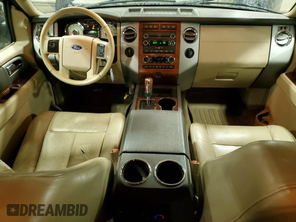 2010 Ford Expedition Eddie Bauer with VIN 1FMJU1J55AEB48542, listed as a Copart auction lot 49162835 with 171,100 mi miles and Salvage title. Bid and sale history available at DreamBid. Image 8.
