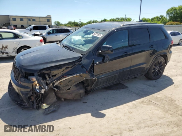 2020 Jeep Grand Cherokee Altitude z VIN 1C4RJEAG5LC379948, wystawiony jako Copart lot #56321505 z przebiegiem 98 060 mil mil oraz Szkoda całkowita • Salvage title. Historia ofert i sprzedaży dostępna na DreamBid. Obrazek 1.