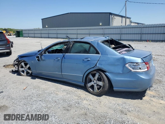 2012 Mercedes-Benz E 350 Luxury with VIN WDDHF5KB0CA647399, listed as a Copart auction lot 53470335 with Not provided miles and Salvage title. Bid and sale history available at DreamBid. Image 2.