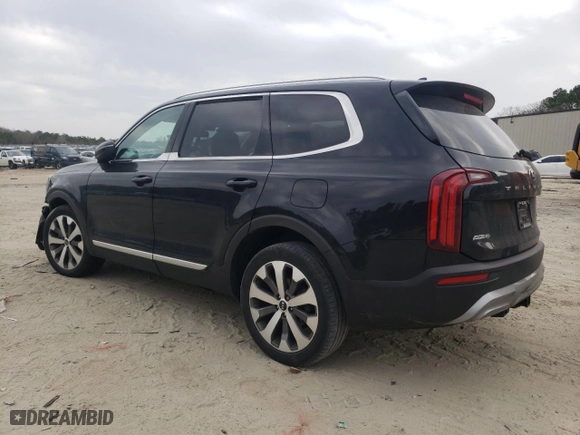 2021 Kia Telluride EX with VIN 5XYP34HC6MG194030, listed as a Copart auction lot 50143925 with 87,261 mi miles and Salvage Title. Bid and sale history available at carsss.com. Image 2.