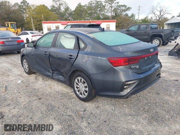 2021 Kia Forte FE with VIN 3KPF24AD3ME353858, listed as a IAAI auction lot 41791691 with 57,970 mi miles and . Bid and sale history available at carsss.com. Image 3.