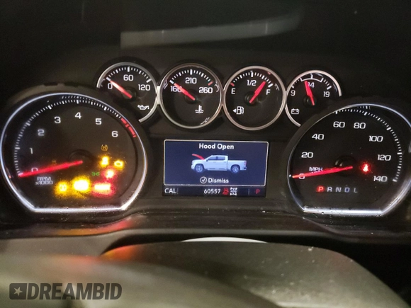 2021 Chevrolet Silverado 3500HD LTZ with VIN 1GC4YUE71MF174718, listed as a Copart auction lot 85316804 with 60,557 mi miles and Salvage Title. Bid and sale history available at DreamBid. Image 9.