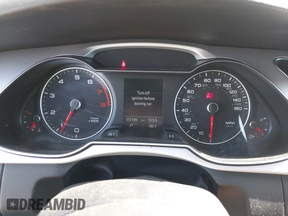 2015 Audi A4 Premium Plus with VIN WAUFFAFL0FN044511, listed as a IAAI auction lot 40490508 with 151,145 mi miles. Bid and sale history available at carsss.com. Image 7.