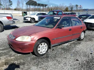 2000 Honda Civic LX with VIN 2HGEJ6670YH596097, listed as a Copart auction lot 47732515 with 269,184 mi miles and Non Repairable. Bid and sale history available at carsss.com. Image 1.