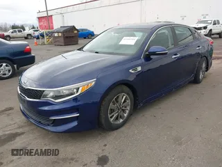 2016 Kia Optima LX Turbo with VIN 5XXGT4L11GG006576, listed as a IAAI auction lot 41666504 with 87,257 mi miles. Bid and sale history available at carsss.com. Image 17.
