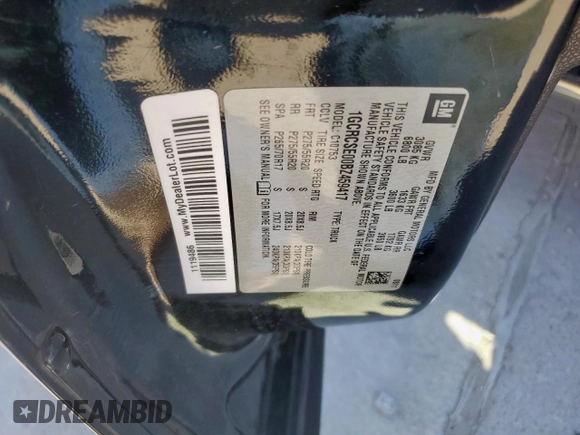 2011 Chevrolet Silverado 1500 LT with VIN 1GCRCSE00BZ459417, listed as a Copart auction lot 54124935 with 177,409 mi miles and Salvage Title. Bid and sale history available at DreamBid. Image 12.