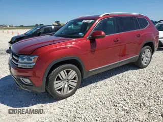 2018 Volkswagen Atlas SEL Premium z VIN 1V2NR2CA0JC563320, wystawiony jako Copart lot #53713305 z przebiegiem 78 487 mil mil oraz Czysty tytuł • Clean title. Historia ofert i sprzedaży dostępna na DreamBid. Obrazek 1.