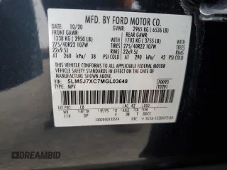 2021 Lincoln Aviator Reserve z VIN 5LM5J7XC7MGL03648, wystawiony jako Copart lot #51980275 z przebiegiem 110 152 mil mil oraz Szkoda całkowita • Salvage title. Historia ofert i sprzedaży dostępna na DreamBid. Obrazek 13.