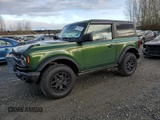 2023 Ford Bronco with VIN 1FMDE5AP9PLB46851, listed as a Copart auction lot 45764245 with 33,327 mi miles and Salvage Title. Bid and sale history available at carsss.com. Image 1.