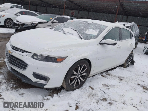 2016 Chevrolet Malibu LT with VIN 1G1ZF5SX1GF206537, listed as a IAAI auction lot 41298217 with 144,438 mi miles and . Bid and sale history available at DreamBid. Image 16.