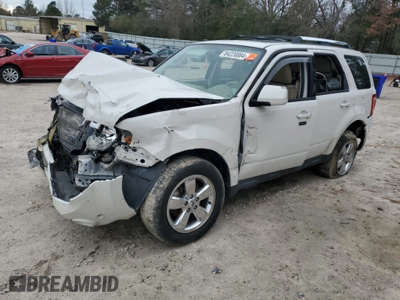 2012 Ford Escape Limited with VIN 1FMCU0EG0CKB62982, listed as a Copart auction lot 44319185 with Not Provided miles and Salvage Title. Bid and sale history available at carsss.com. Image 1.