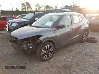 2019 Nissan Kicks SV with VIN 3N1CP5CU9KL532716, listed as a IAAI auction lot 41296143 with 76,900 mi miles and . Bid and sale history available at carsss.com. Image 19.