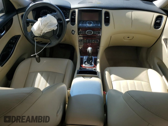 2017 Infiniti QX50 with VIN JN1BJ0RR6HM411188, listed as a Copart auction lot 62500415 with 21,534 mi miles and Salvage title. Bid and sale history available at DreamBid. Image 8.