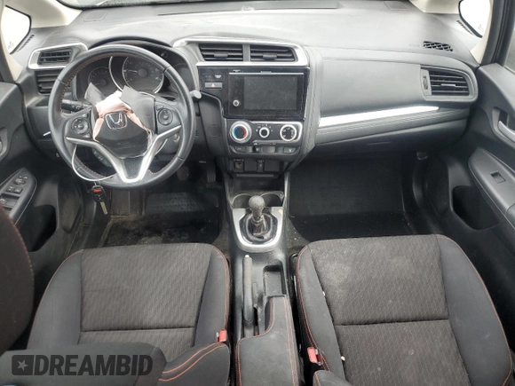 2018 Honda Fit Sport with VIN 3HGGK5G68JM722042, listed as a Copart auction lot 71813124 with Not Provided miles and Salvage Title. Bid and sale history available at DreamBid. Image 8.