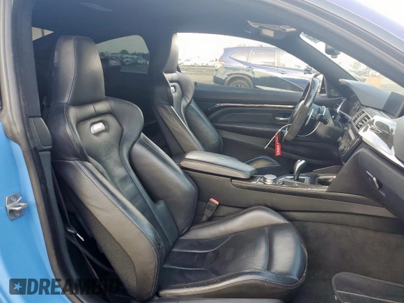 2017 BMW M4 with VIN WBS3R9C54HK709246, listed as a Copart auction lot 60701345 with 77,729 mi miles and Salvage title. Bid and sale history available at DreamBid. Image 10.