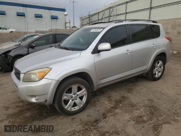 2008 Toyota RAV4 Sport with VIN JTMZD32V785097377, listed as a Copart auction lot 48242525 with 140,814 mi miles and Salvage title. Bid and sale history available at DreamBid. Image 1.