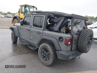 2022 Jeep Wrangler Unlimited Sport with VIN 1C4HJXDN9NW241154, listed as a IAAI auction lot 40211944 with 31,344 mi miles and . Bid and sale history available at DreamBid. Image 3.