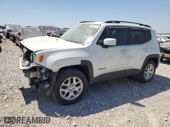 2017 Jeep Renegade Latitude z VIN ZACCJBBB3HPG48457, wystawiony jako Copart lot #46483275 z przebiegiem 105 298 mil mil oraz Szkody całkowita. Historia ofert i sprzedaży dostępna na DreamBid. Obrazek 1.