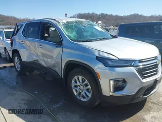 2022 Chevrolet Traverse LS with VIN 1GNERFKW6NJ162594, listed as a IAAI auction lot 41749144 with 13,519 mi miles. Bid and sale history available at carsss.com. Image 1.