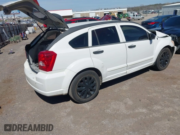 2007 Dodge Caliber SXT with VIN 1B3HB48B67D576092, listed as a IAAI auction lot 41791485 with 205,373 mi miles and . Bid and sale history available at DreamBid. Image 4.