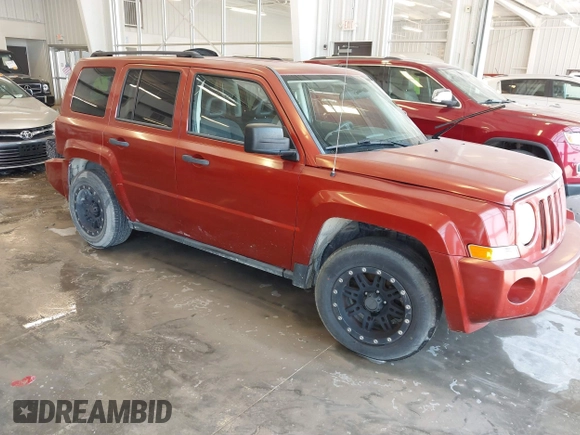 2008 Jeep Patriot Sport with VIN 1J8FT28008D705380, listed as a IAAI auction lot 41790973 with 74,436 mi miles and . Bid and sale history available at DreamBid. Image 1.