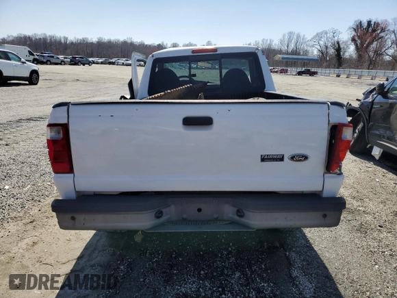 2001 Ford Ranger XL with VIN 1FTYR10D31PB68712, listed as a Copart auction lot 48468685 with 45,354 mi miles and Non Repairable. Bid and sale history available at carsss.com. Image 6.