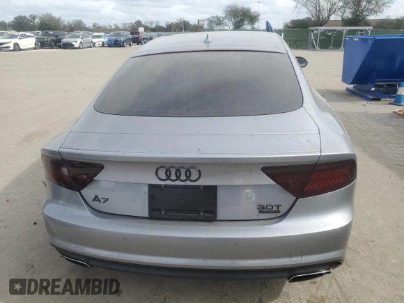 2016 Audi A7 3.0 Premium Plus with VIN WAUWGAFC9GN035384, listed as a Copart auction lot 39582654 with 68,080 mi miles. Bid and sale history available at carsss.com. Image 6.