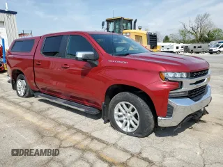 2020 Chevrolet Silverado 1500 LT with VIN 3GCUYDET0LG244803, listed as a Copart auction lot 53461845 with 110,828 mi miles and Salvage Title. Bid and sale history available at DreamBid. Image 4.